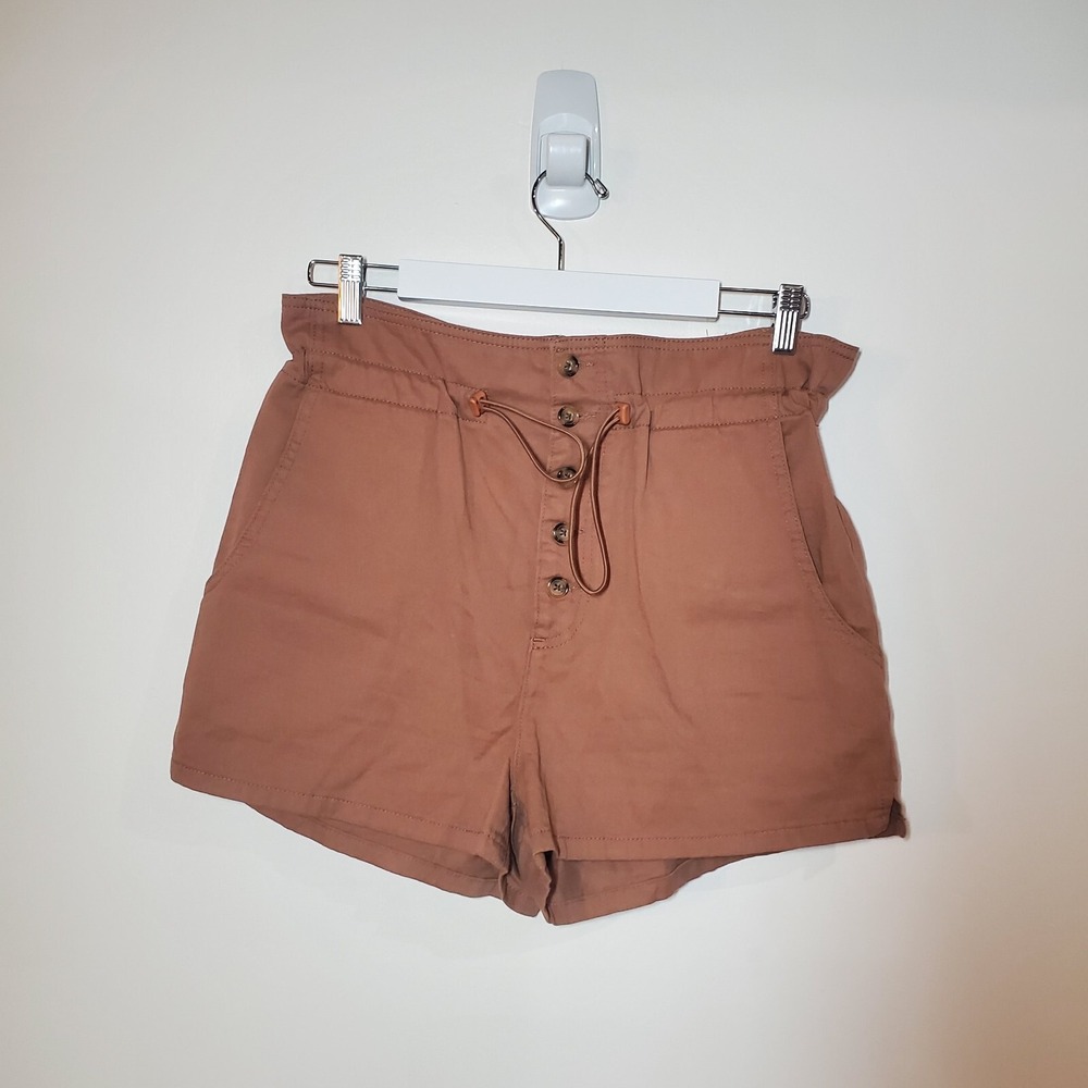 BDG Urban Outfitters Terra Bungee Paperbag Shorts - Size Medium